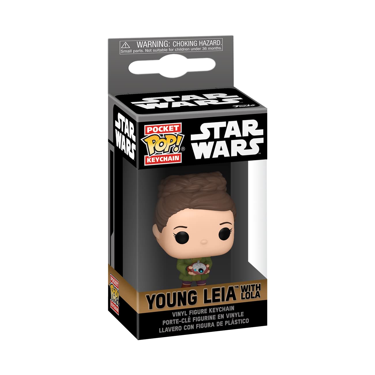 Funko Pop! Keychain - Obi-Wan Kenobi & Young Leia Organa Vinyl Figure - Star Wars Collectible