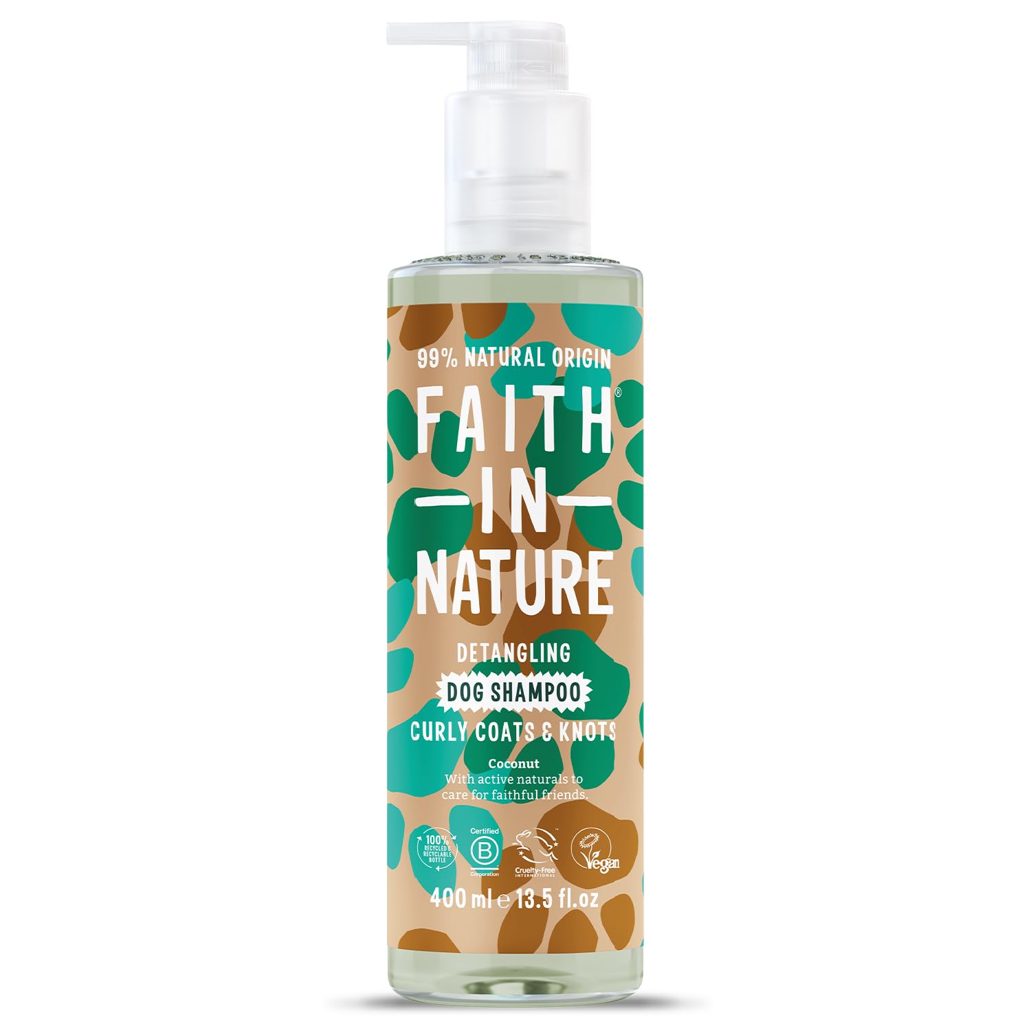 FAITH IN NATURE Coconut Dog Shampoo - pH-Balanced, Vegan & Cruelty-Free | 400ml 1