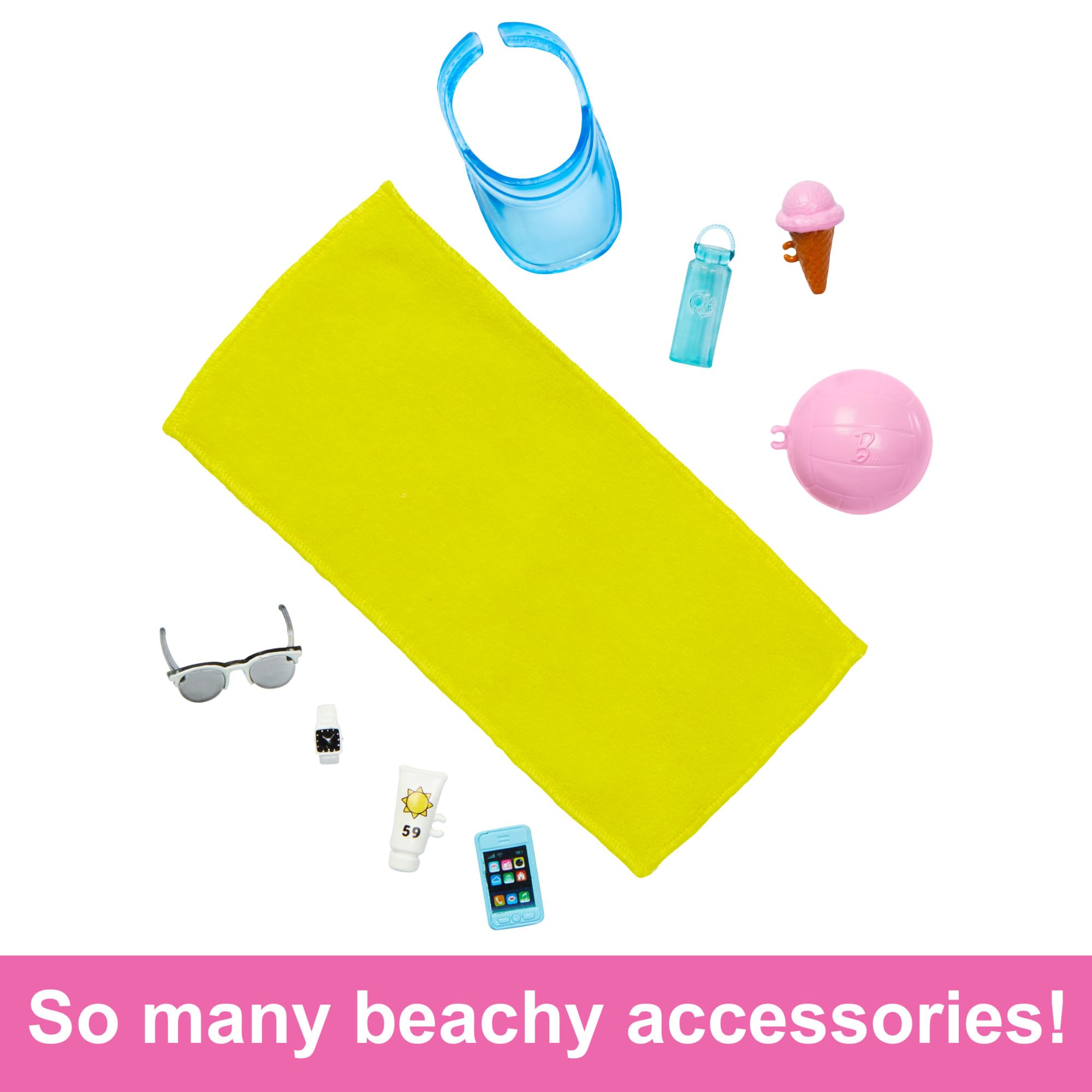 Barbie Ken Beach Doll - Blue Swim Outfit with Accessories, Ages 36 Months+ 7