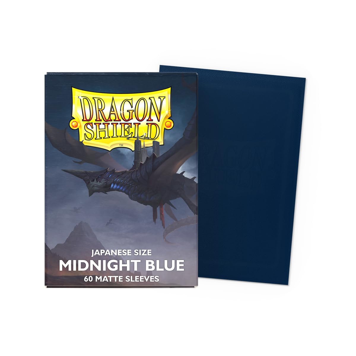 Dragon Shield Midnight Blue Mini Matte Sleeves - 60ct Japanese Size Card Protectors 5