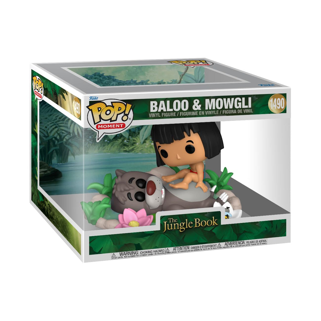 Funko Pop! Animation The Jungle Book - Baloo Bear & Mowgli Vinyl Figure (Pop! Moment)