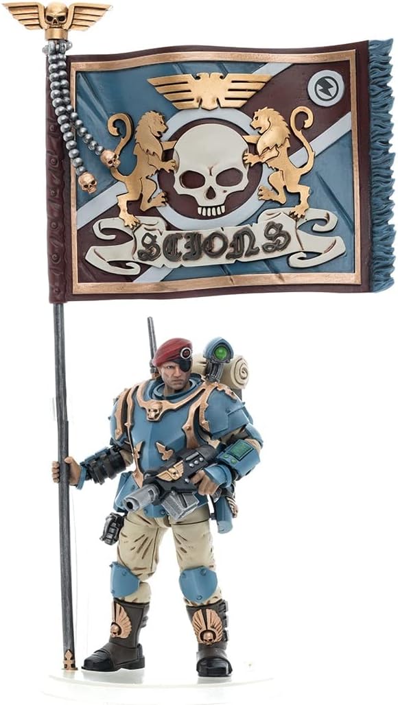 Bloomage Joytoy WH 40K Astra Militarum Tempestus Sci Com Banner Bearer Costume - 15+ (JT5130)