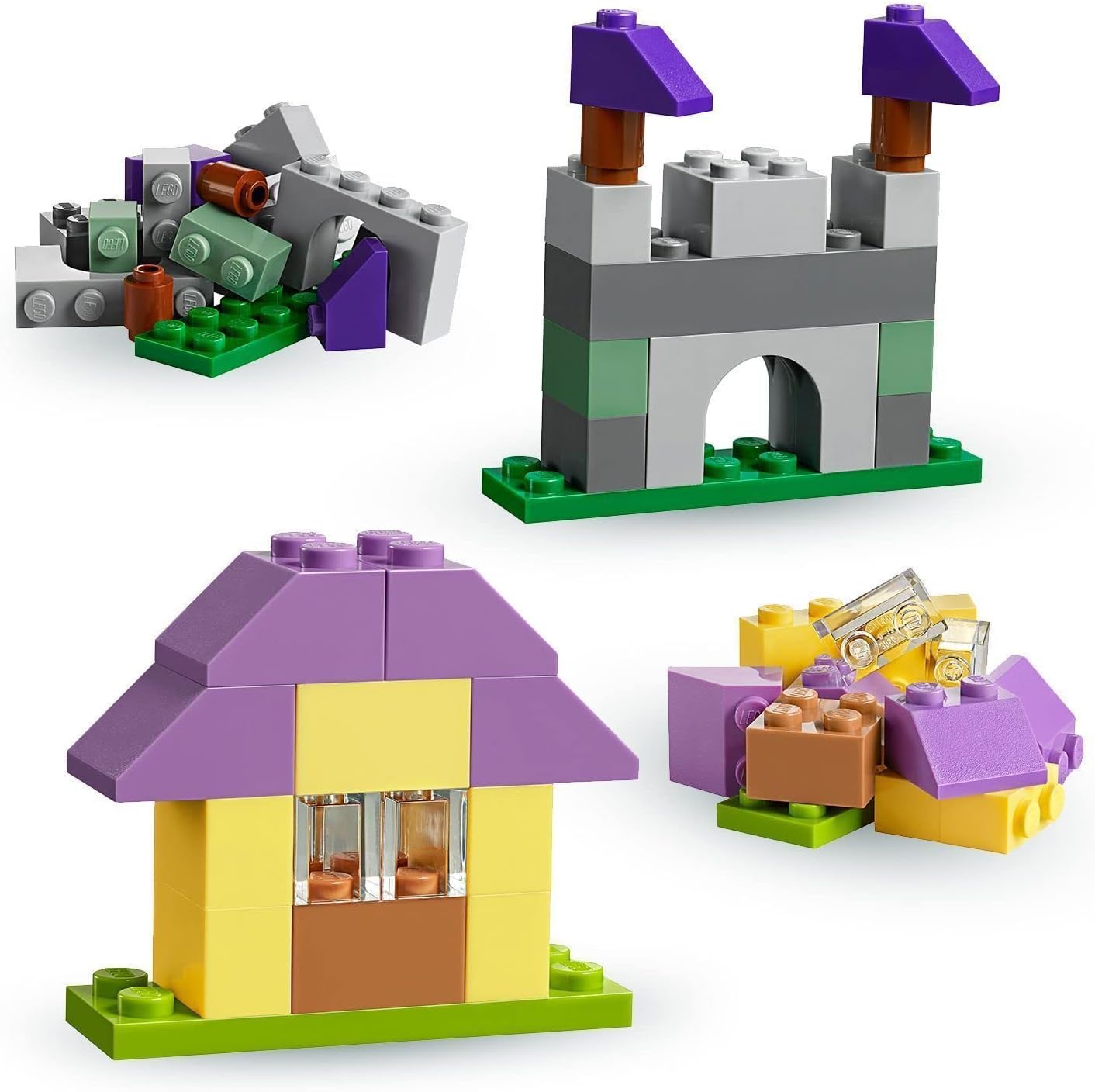 LEGO Classic Kreativ-Koffer 10713 – Tragbares Bauset für Kinder ab 4 Jahren 7