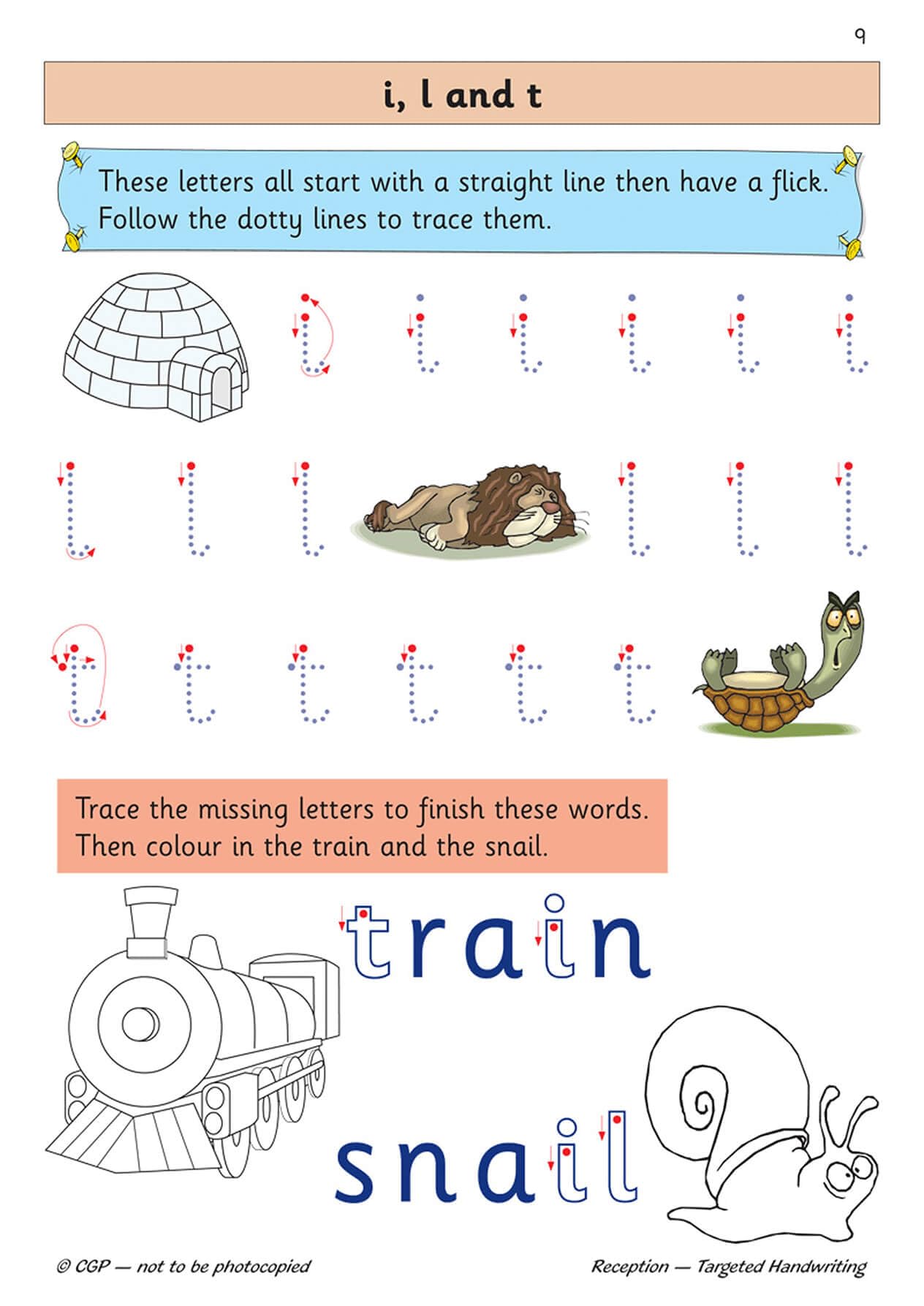 CGP English Targeted Practice Book - Handwriting for Reception (Ages 4-6) | Paperback 3