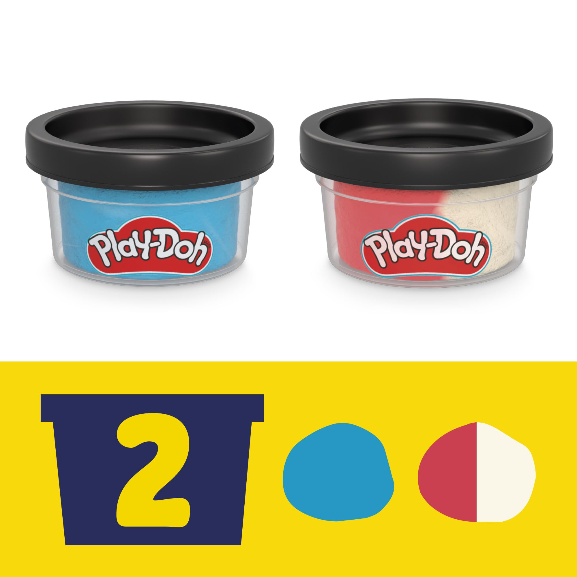 Play-Doh Marvel Captain America Stamping Shield Action Figure Playset | Ages 4+ 7