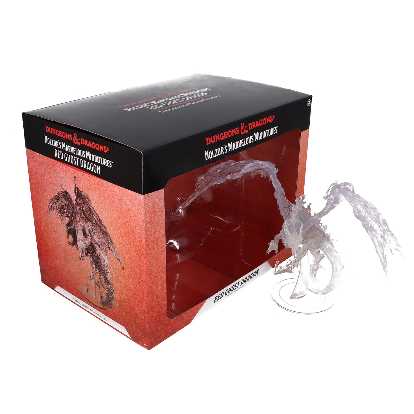 WizKids D&D Nolzur's Marvelous Miniatures Red Ghost Dragon Unpainted Miniature 1
