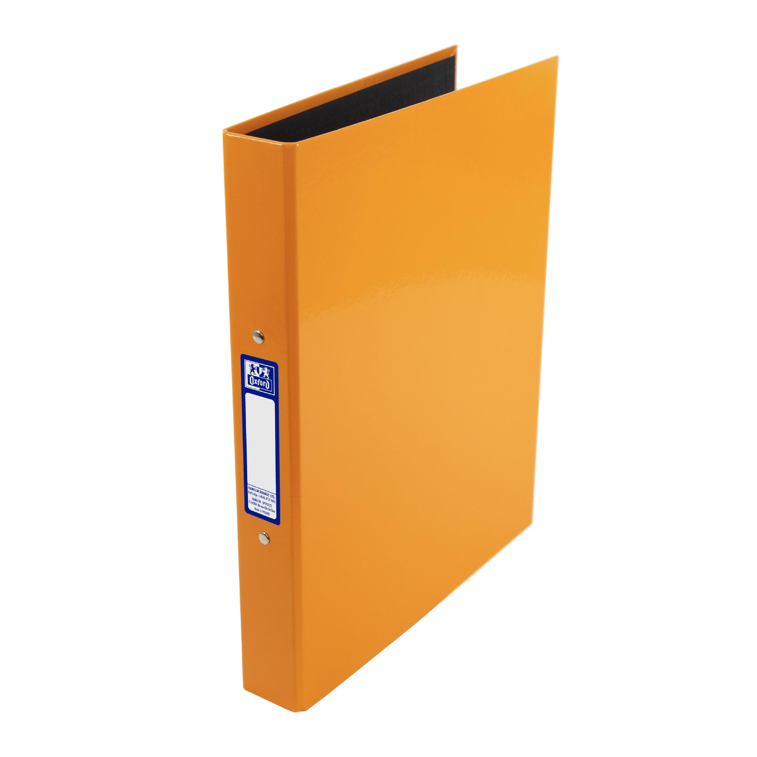 Oxford Premium A4 Ring Binder, Orange Single Folder, 25mm Capacity, Laminat 3