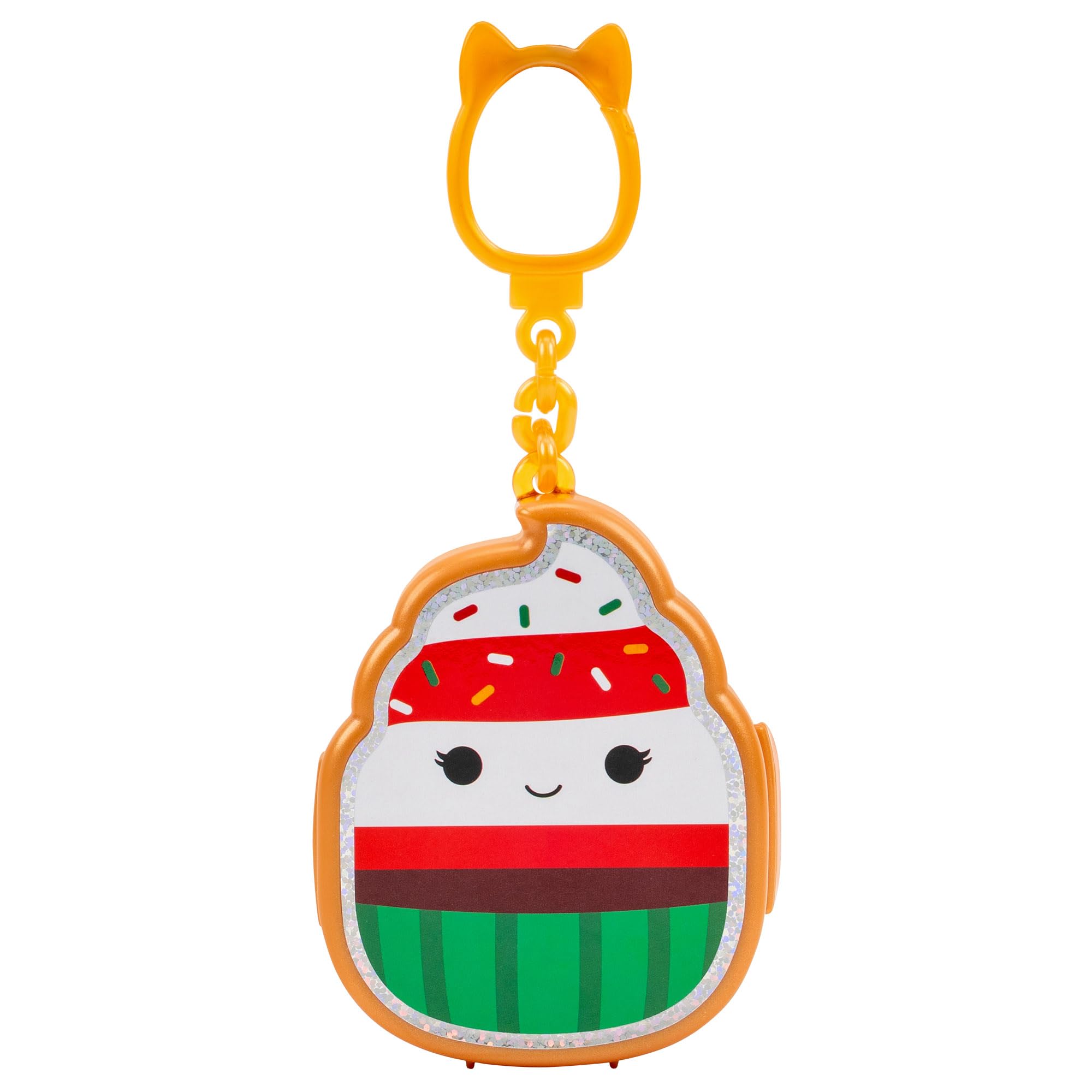 Squish-a-longs Chandra the Holiday Cupcake Clip-a-longs Mini-Squish Carrying Case with 4 Mini Figures