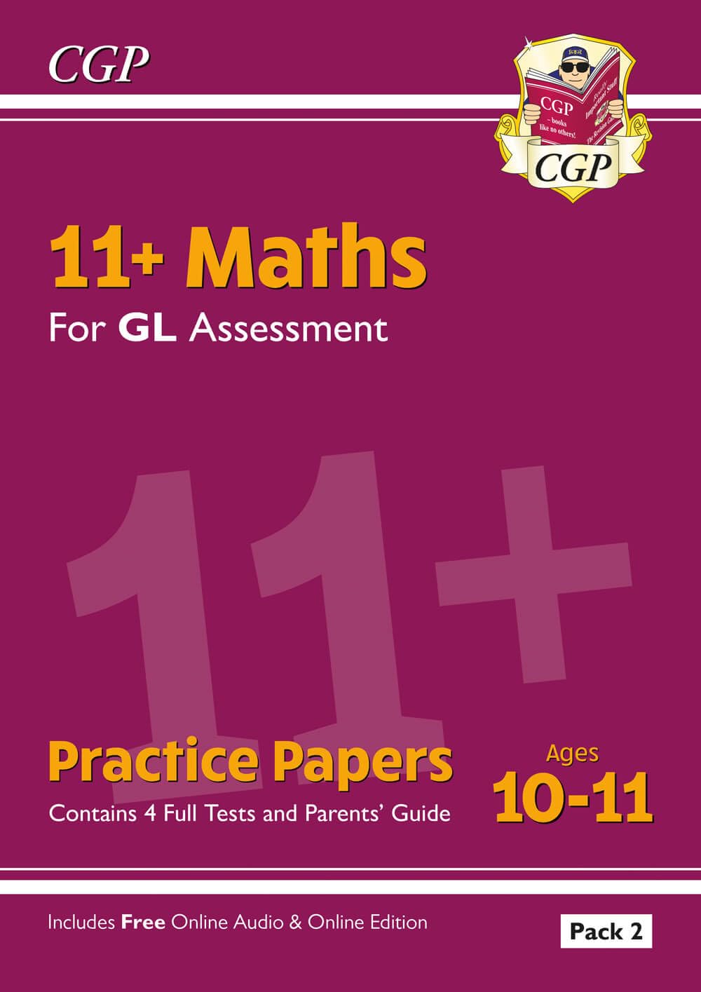 CGP Books 11+ GL Maths Practice Papers Pack 2 - Ages 10-11 | 76 Pages | Paperback
