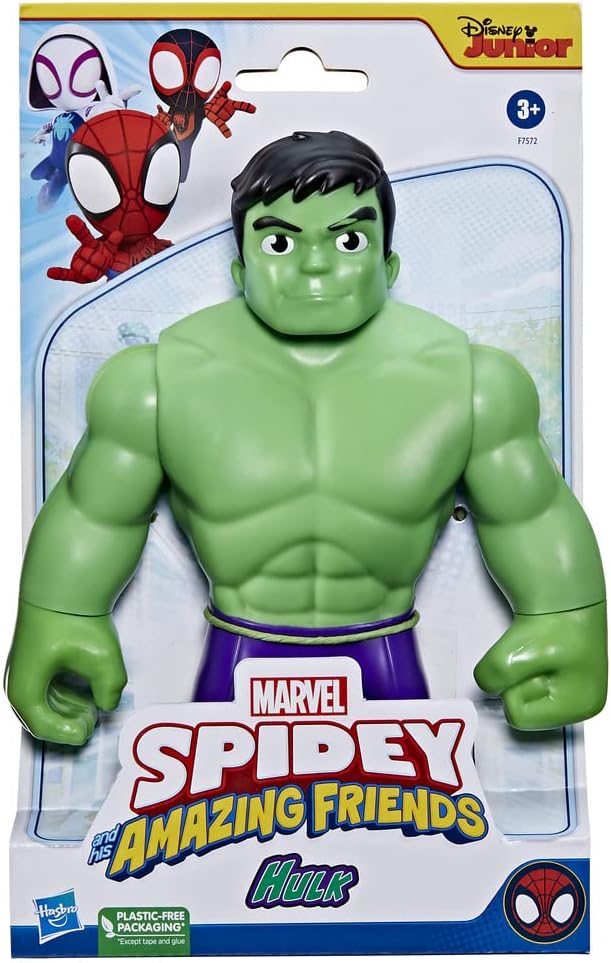 Marvel Spidey and His Amazing Friends Supersized Hulk Action Figure, Super Hero 1