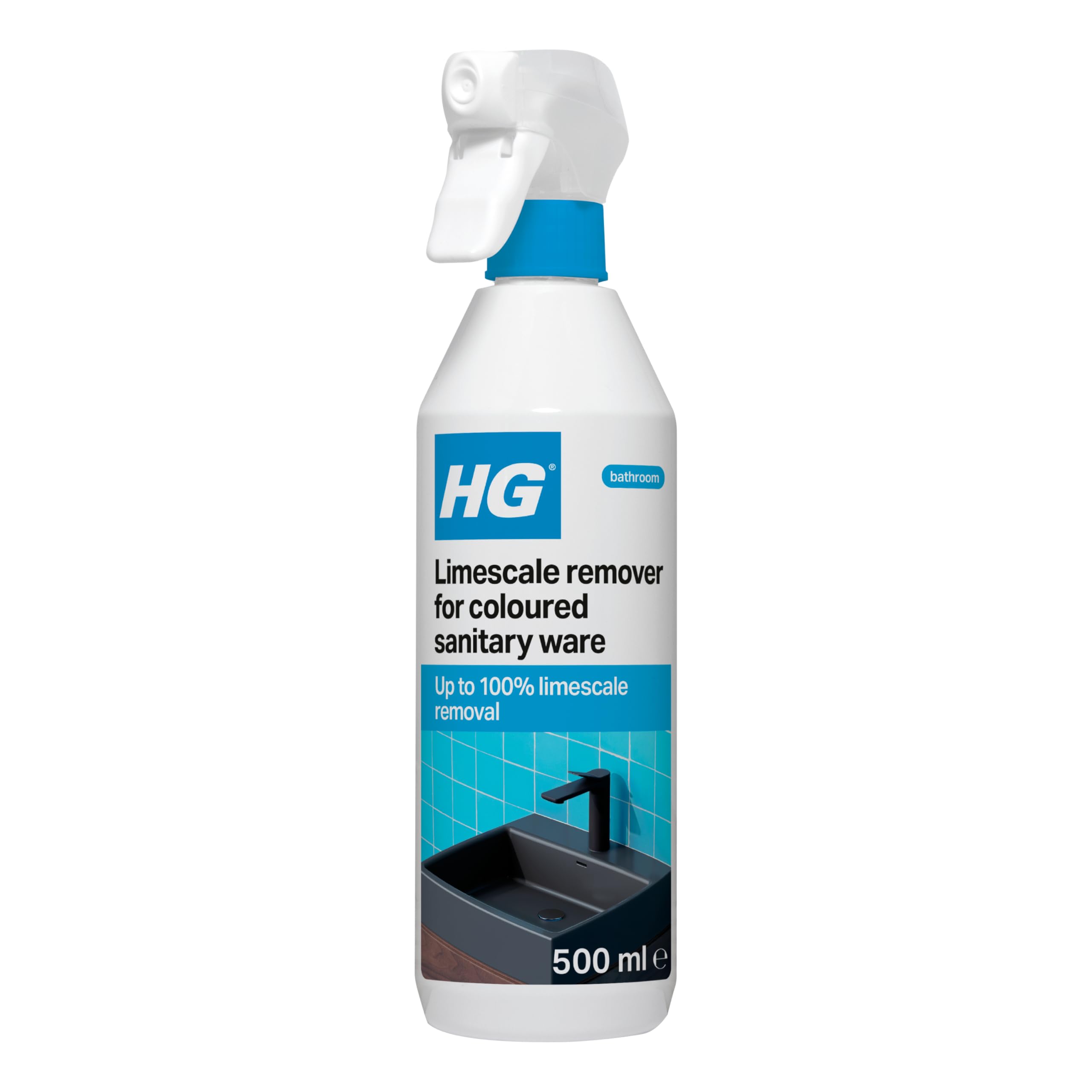 HG Scale Away Limescale Remover for Colored Sanitary Ware | 500 ml Liquid 1