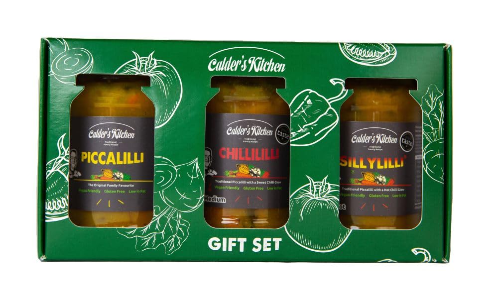Calder's Kitchen - Piccalilli Gift Box, 3 x 285g Jars 6