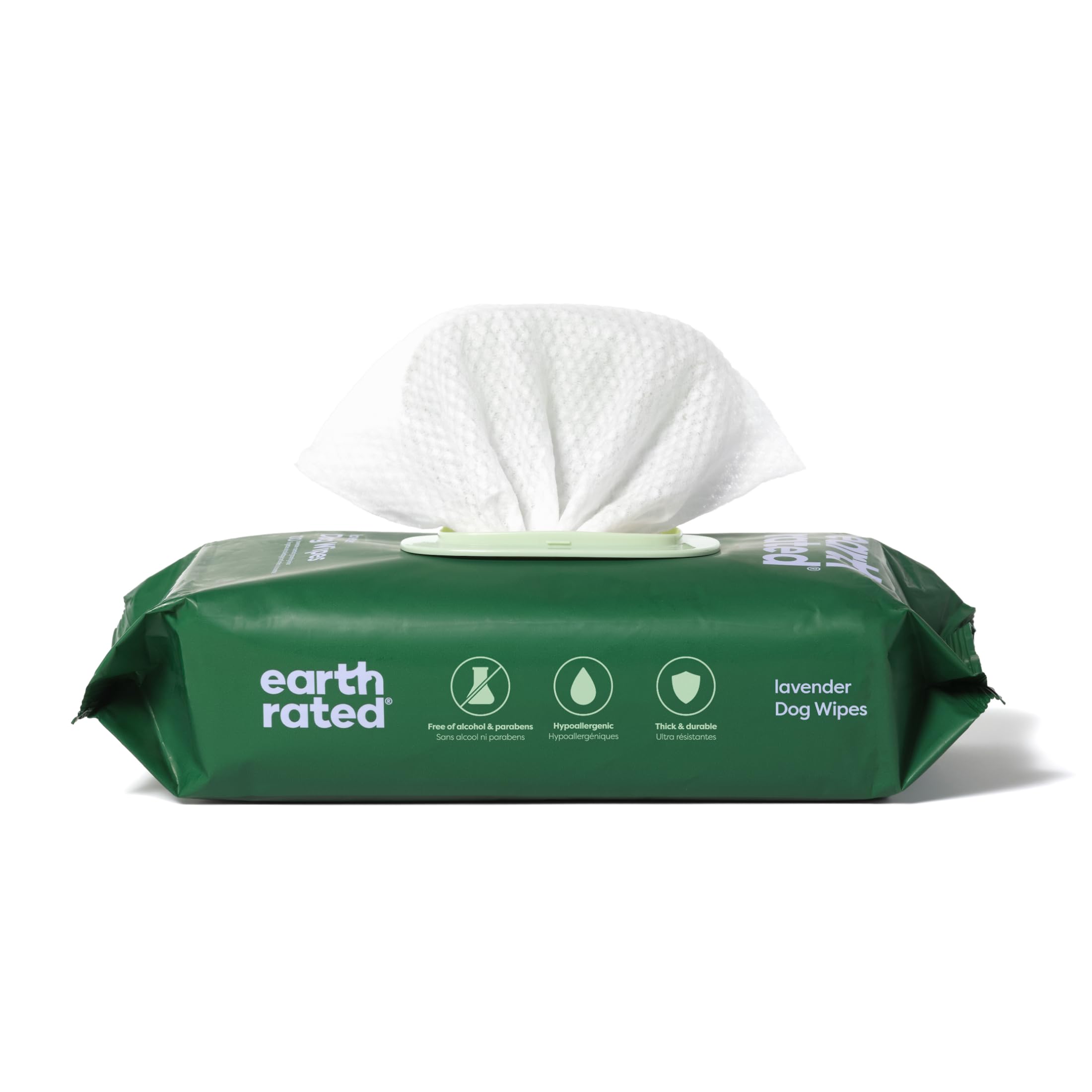 Earth Rated Dog Wipes - Hypoallergenic & Lavender Scented | 100 Count | 98% Biobased 1