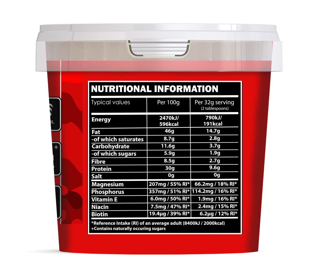Blaze Nutrition Crunchy Peanut Butter - 1kg, 30% Protein, 100% Roasted Peanuts 3