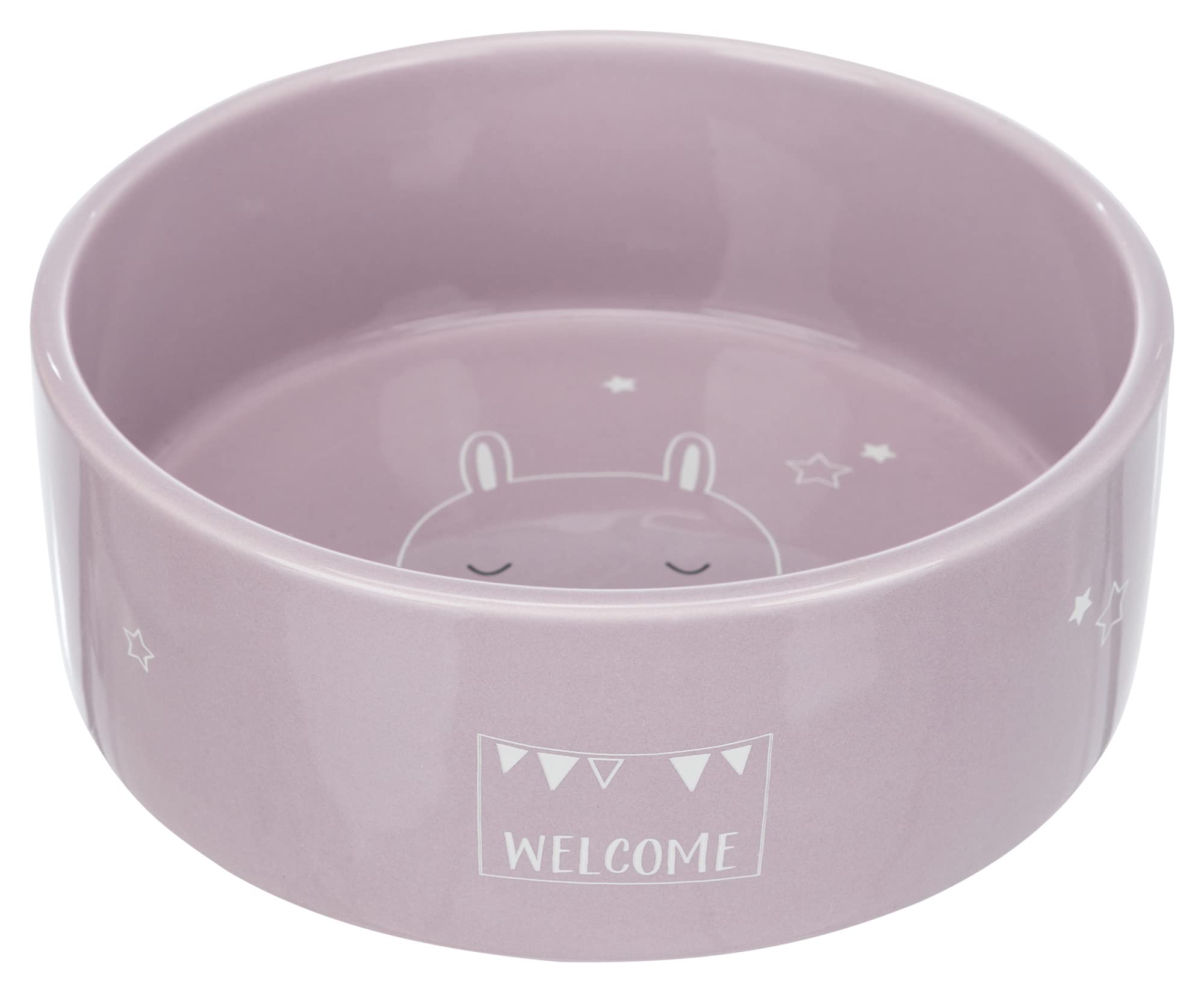 TRIXIE Junior Ceramic Bowl - 0.3L Capacity | 12 cm Diameter | Non-Slip Base 1