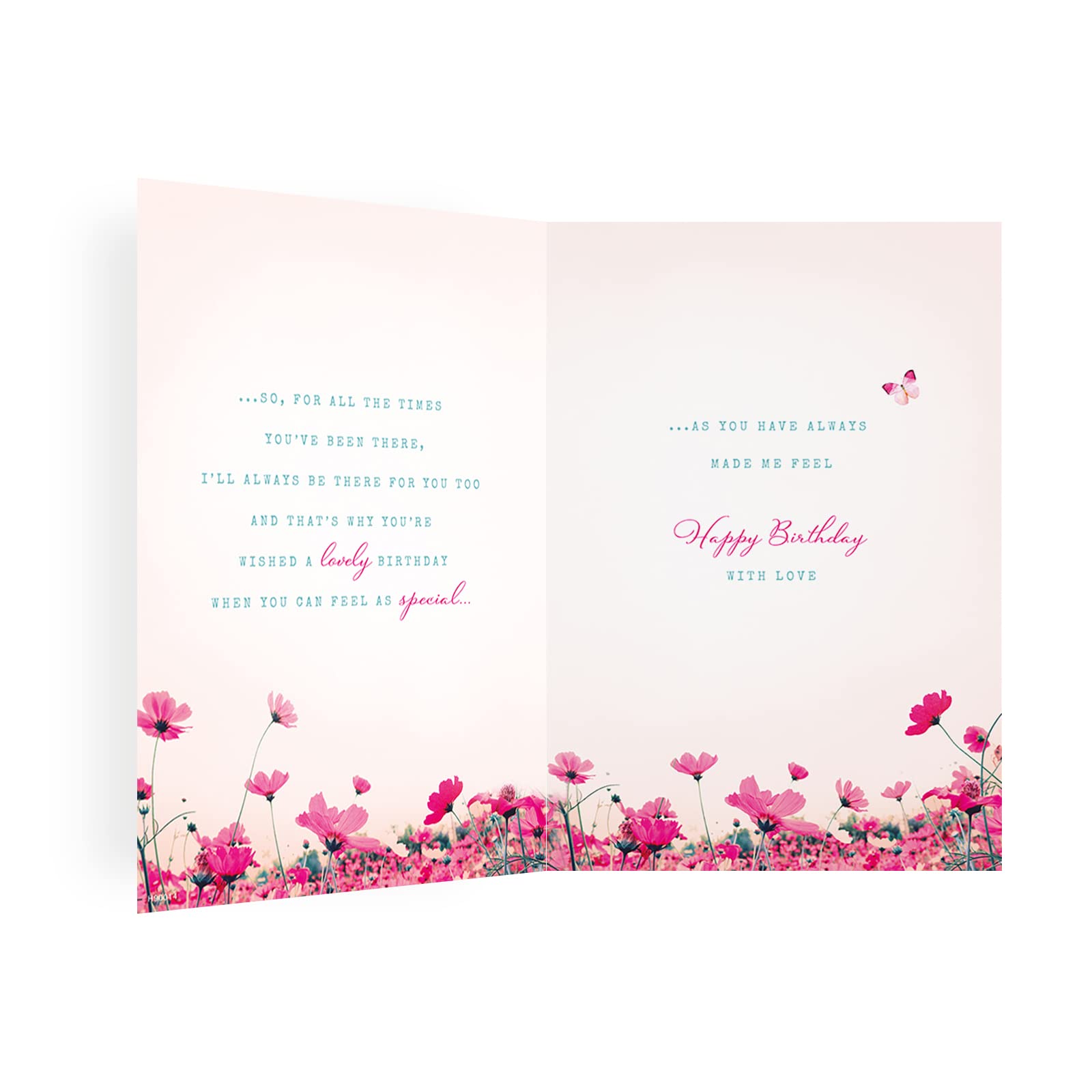 Piccadilly Greetings Avant Garde Studios Birthday Card for Nan | 9 x 6 inches | Peach