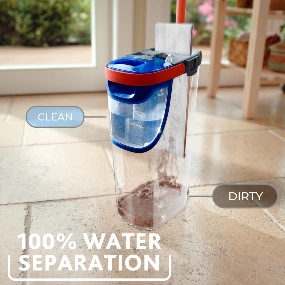 Vileda H2PrO Flat Mop System with Clean & Dirty Water Separation 3