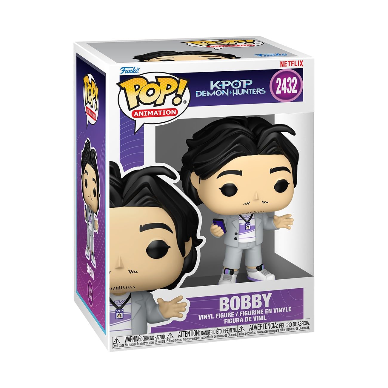 Funko Pop! Bobby - KPop Demon Hunters Collectible Figure | Vinyl | 3.75 in 1
