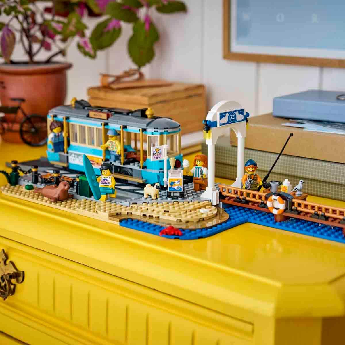 LEGO City Classic Beach Tram Building Set | Ages 7+ | Model 60506
