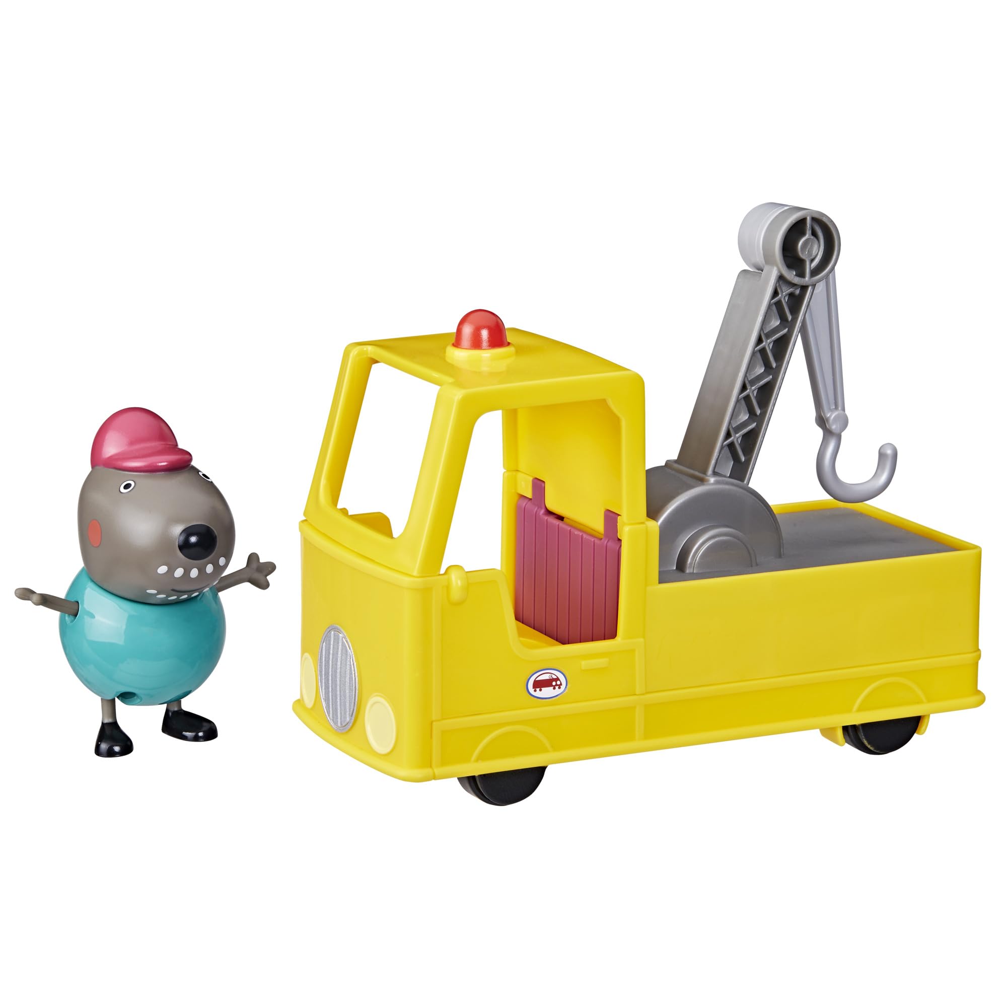 Peppa Pig Granddad Dog's Tow Truck Toy Set - Pull-Back Vehicle with Figure for Ages 3+ 1