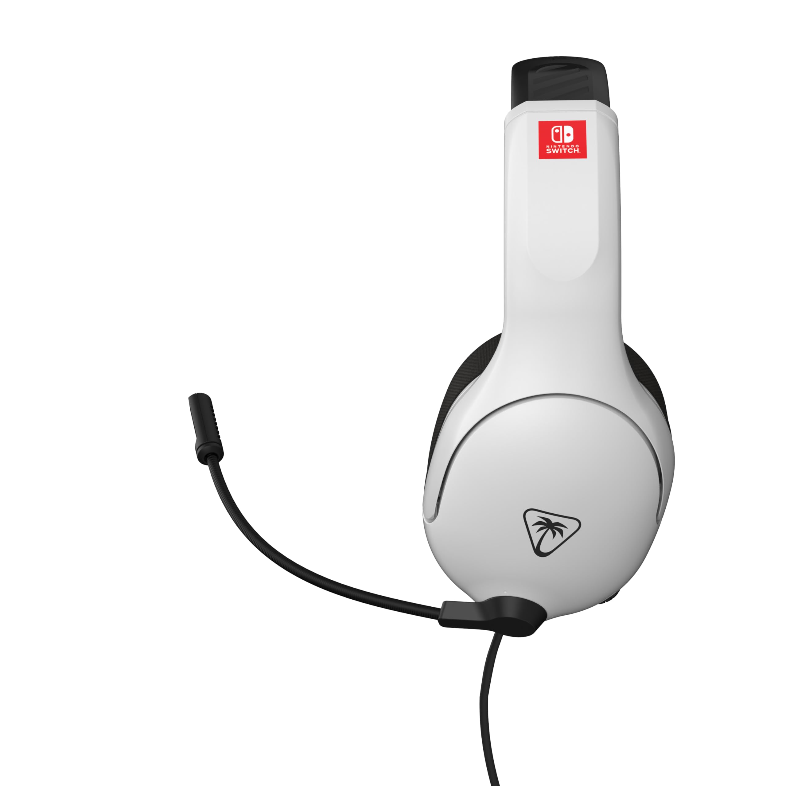 Turtle Beach Airlite Fit – Kabelgebundenes Gaming-Headset in Schwarz und Weiß für Nintendo Switch, 40-mm-Lautsprecher, Mikrofon mit Hochklappfunktion