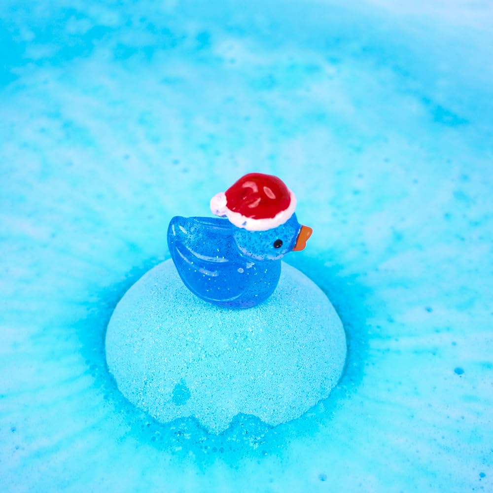 ZIMPLI Surprise Christmas Duck Bath Bomb - 100g | Contains 1 of 6 Collectible Duck Toys 4