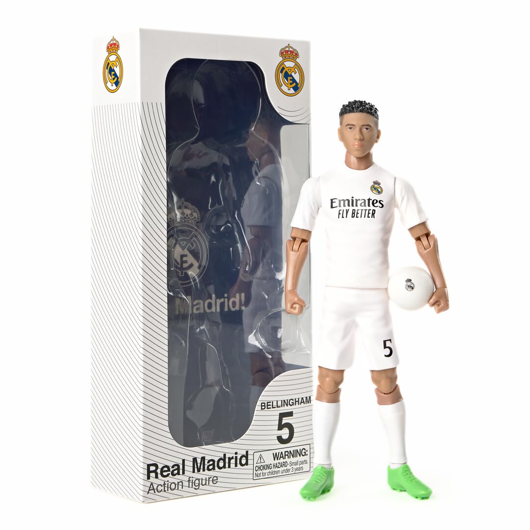 Sockers Jude Bellingham Real Madrid Action Figure - 8 Inch Collectible