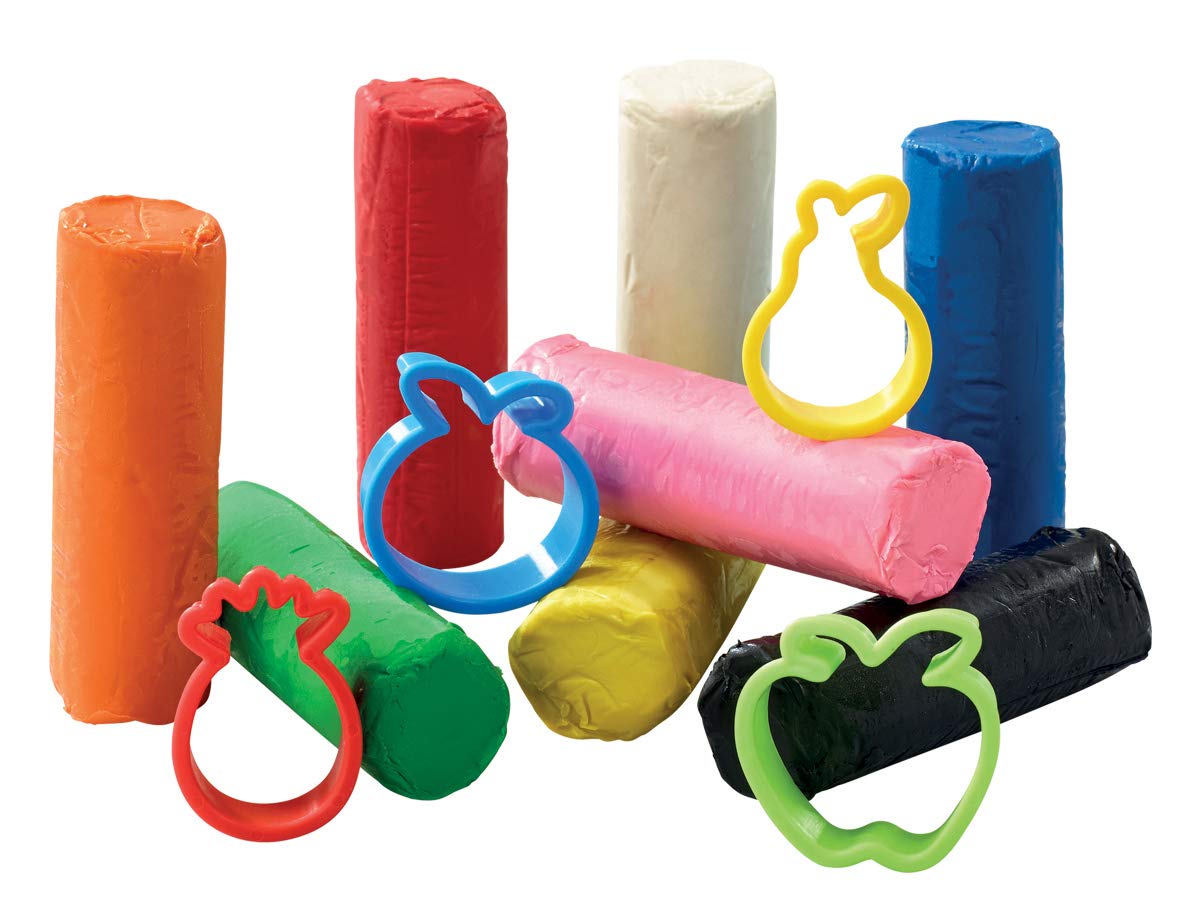 Plasticine FunTUBulous Original Modelling Clay Set with 8 Sticks in Bucket | Ages 3+