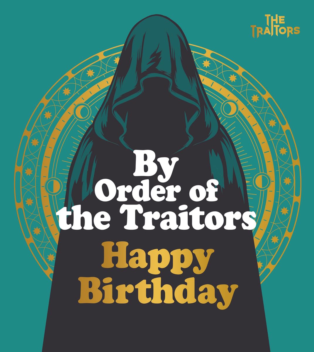 Danilo Promotions LTD The Traitors Birthday Card | Standard Size | Blank Inside 1