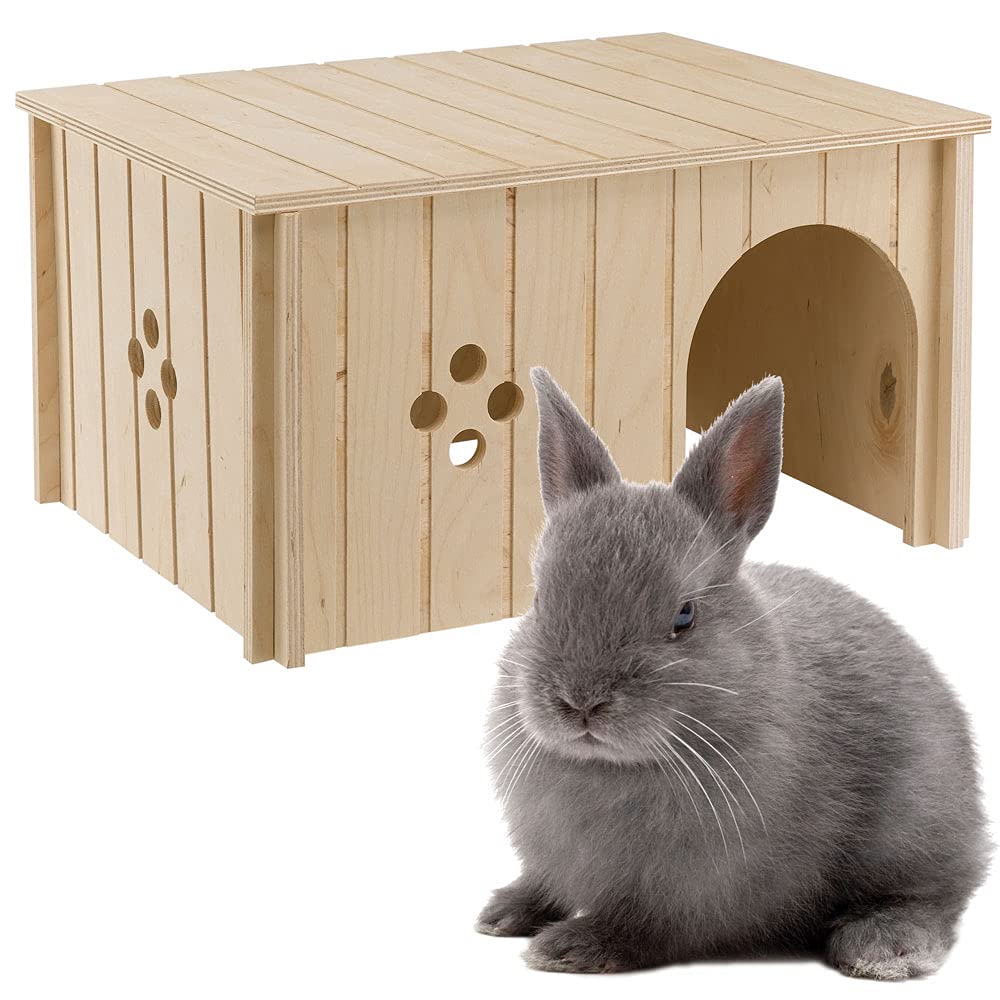 Ferplast Wooden Small Animal House SIN 4647 | Tool-Free Assembly | FSC-Certified Wood | 37 x 27.7 x 20 cm 3