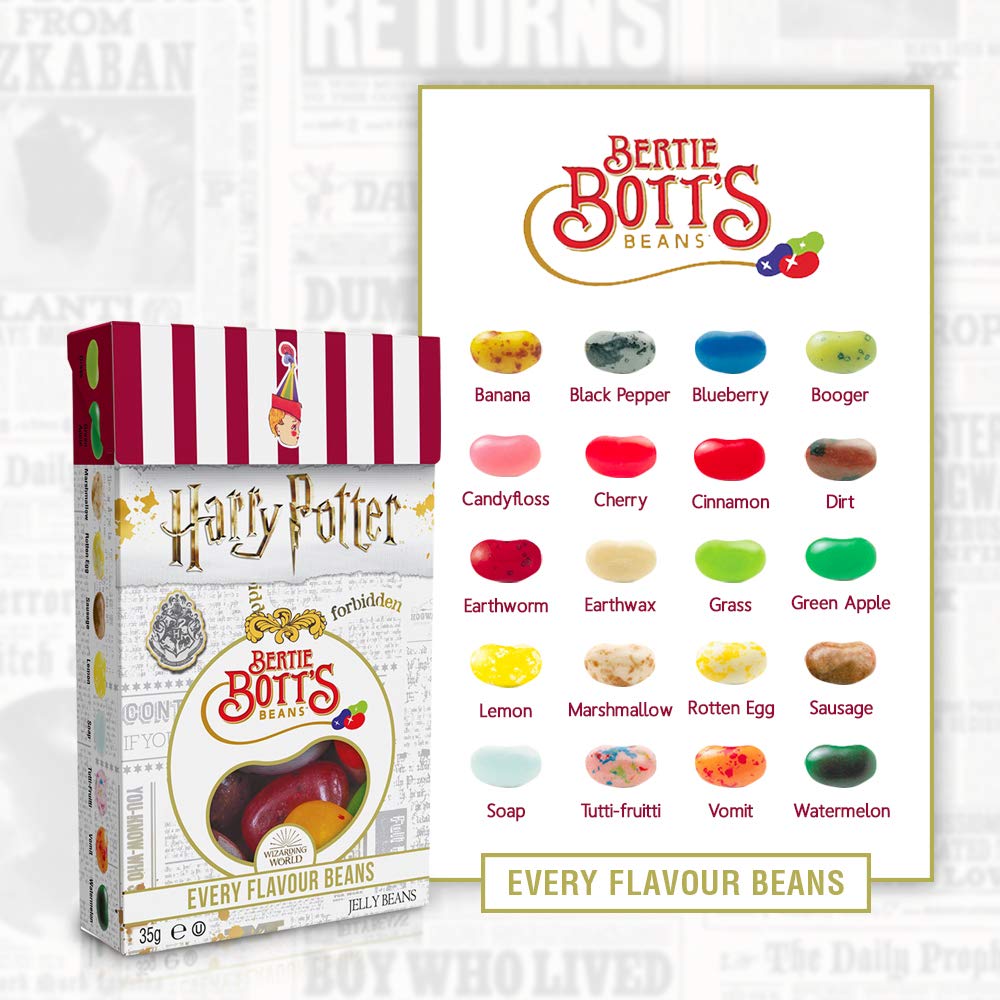 Jelly Belly Harry Potter Bertie Bott's Beans Flipbox | 35g | 10 Flavours 2