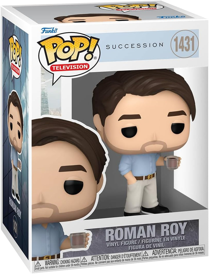 Funko Pop! TV Succession - Roman Roy Vinyl Figure (Model Number: 12345)