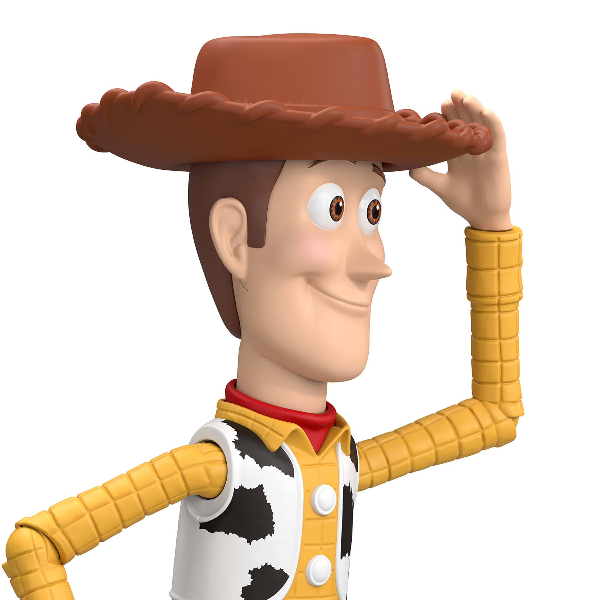 Mattel Disney and Pixar Toy Story Woody Action Figure | 9.2 Inch | 14 Posable Joints | Removable Hat 5