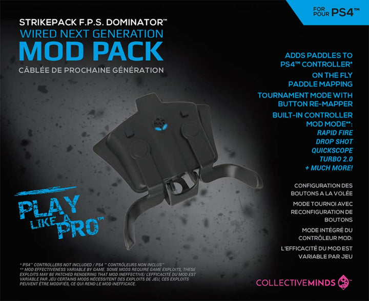 Strike Pack FPS Dominator MOD Device for PS4 Controller