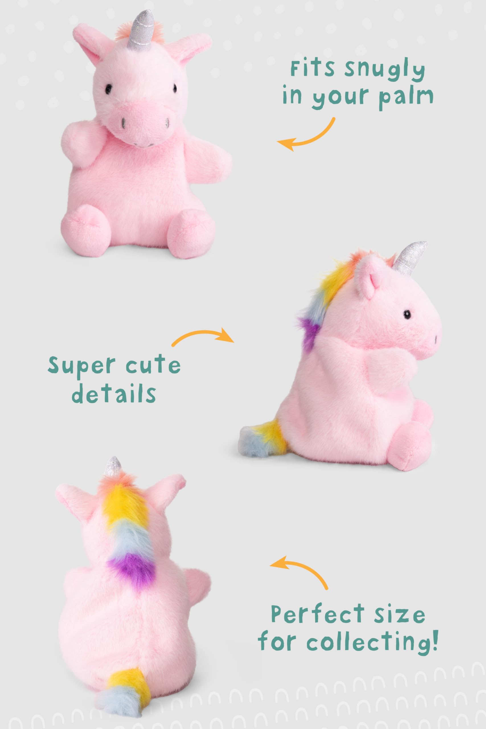 Living Nature - Little Snugglies Pink Unicorn Plush Toy
