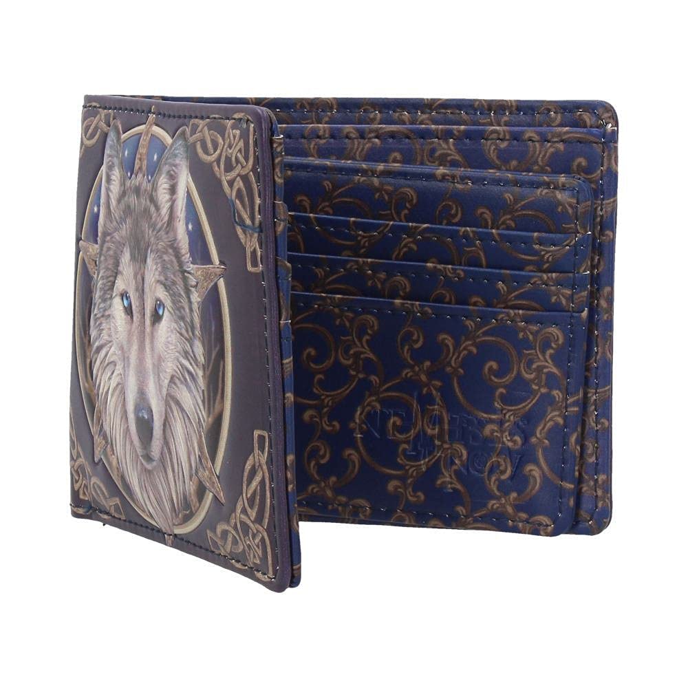 Nemesis Now Lisa Parker Wild One Wolf Wallet in Black PU