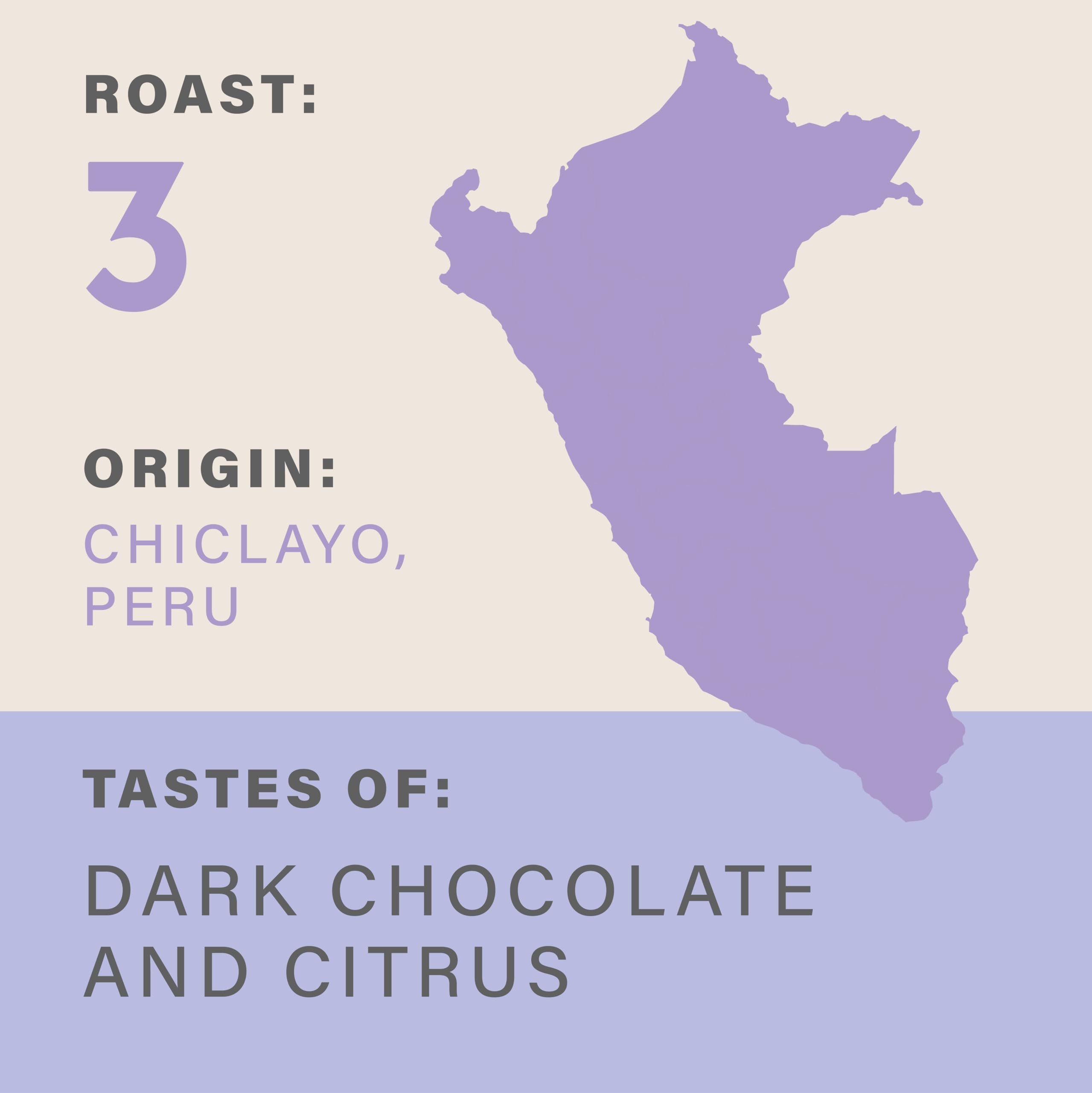 Grumpy Mule Peru Café Feminino Organic Ground Coffee - Dark Chocolate & Citrus Notes | Roast 4