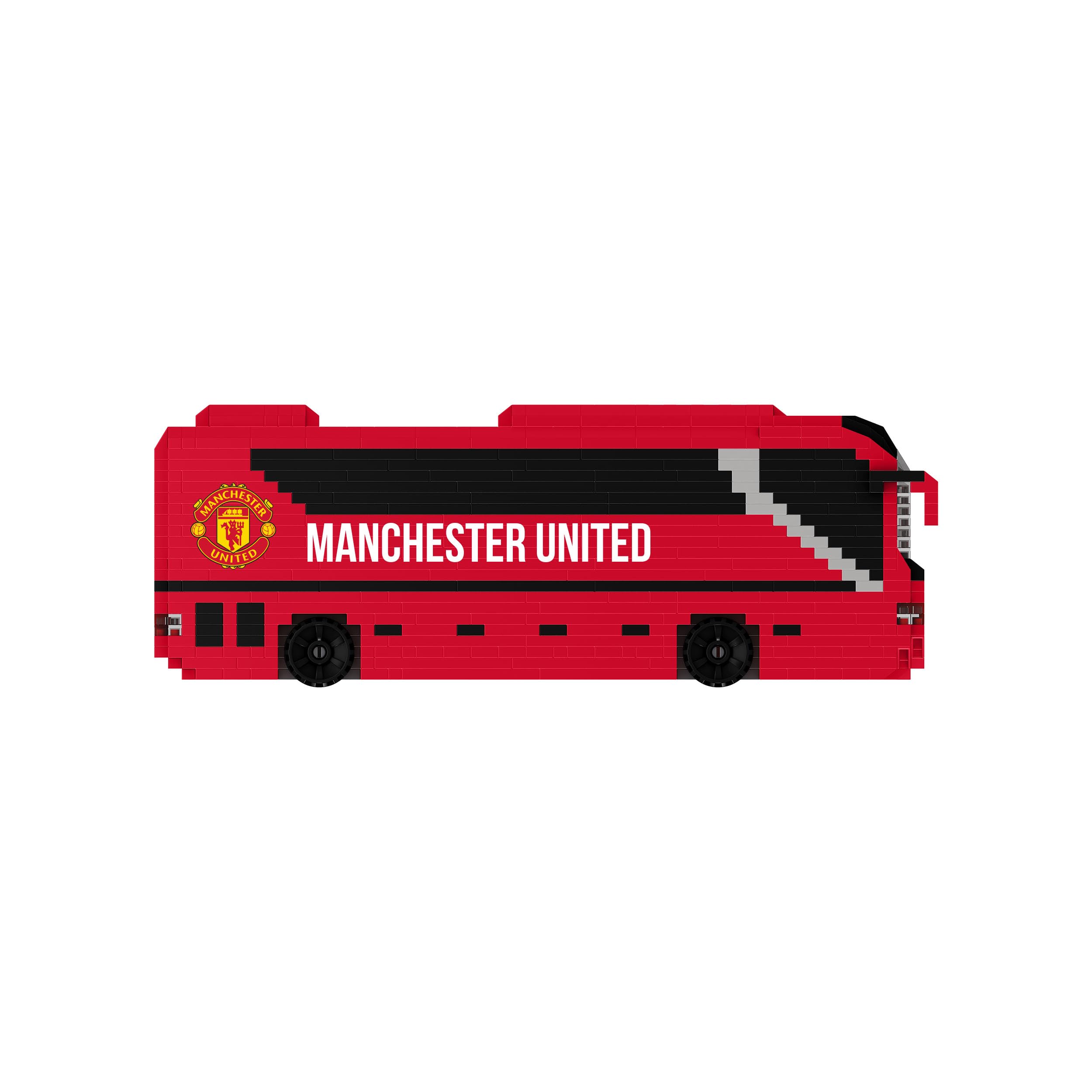 FOCO Manchester United FC BRXLZ Coach Building Set - 1347 Pieces | Ages 12+