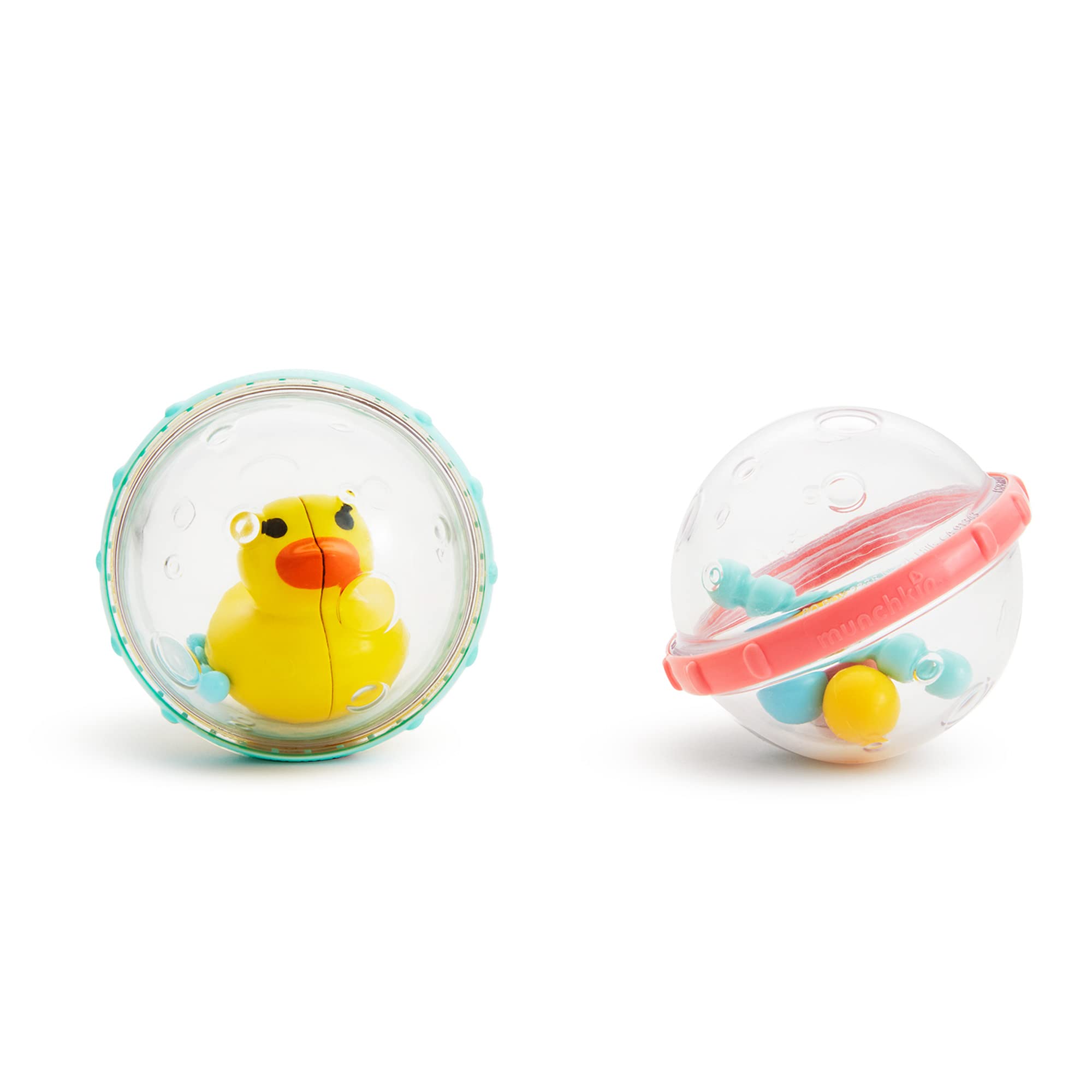 Munchkin Float and Play Bubbles Bath Toy - Sensory Stimulation, Easy Grasp | 2 Count Pack