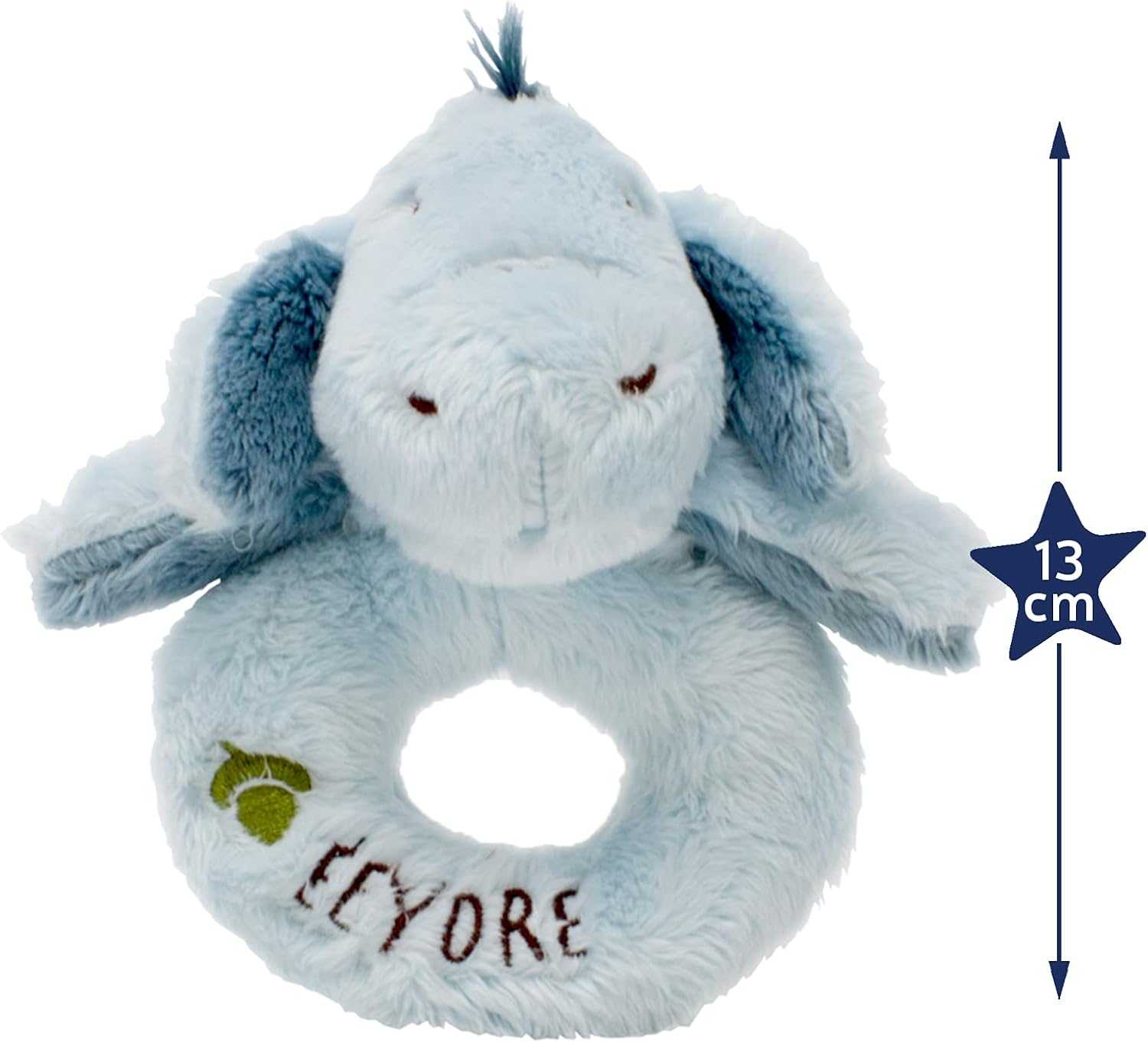 Eeyore Ring Rattle - Soft Plush Baby Toy for Newborns 4