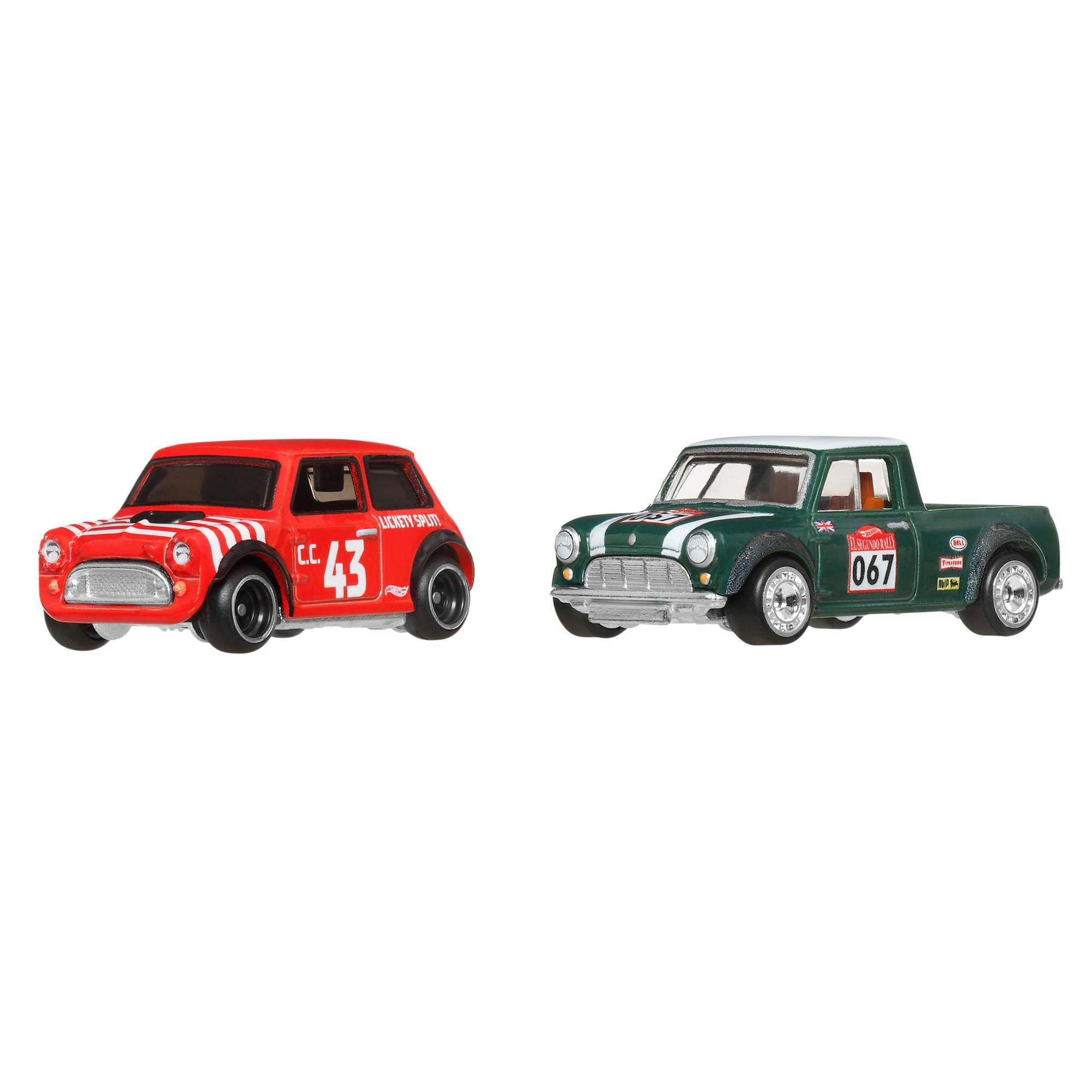 Hot Wheels Premium Morris Mini & '67 Austin Mini Pickup 2-Pack - 1:64 Scale Die-Cast Vehicles