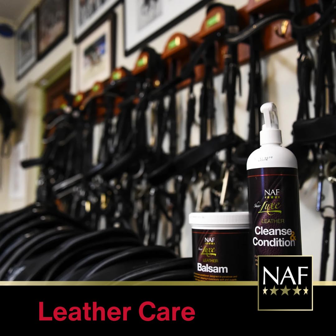 NAF Leather Neatsfoot Oil - Deep Conditioning for Leather Tack | 500ml 4