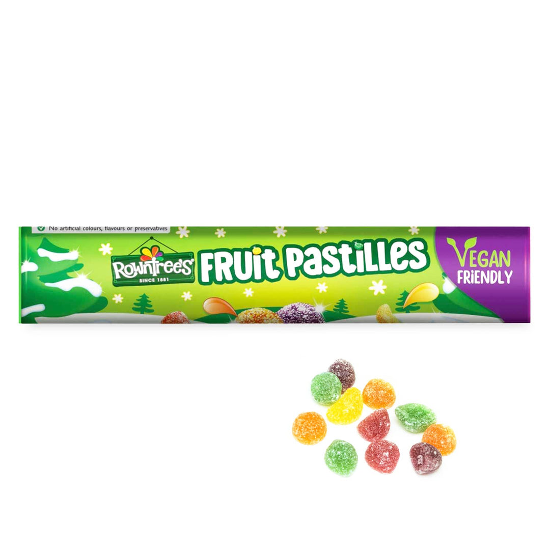 Rowntree's Fruit Pastilles Giant Tube - 115g Vegan Chewy Fruit Sweets