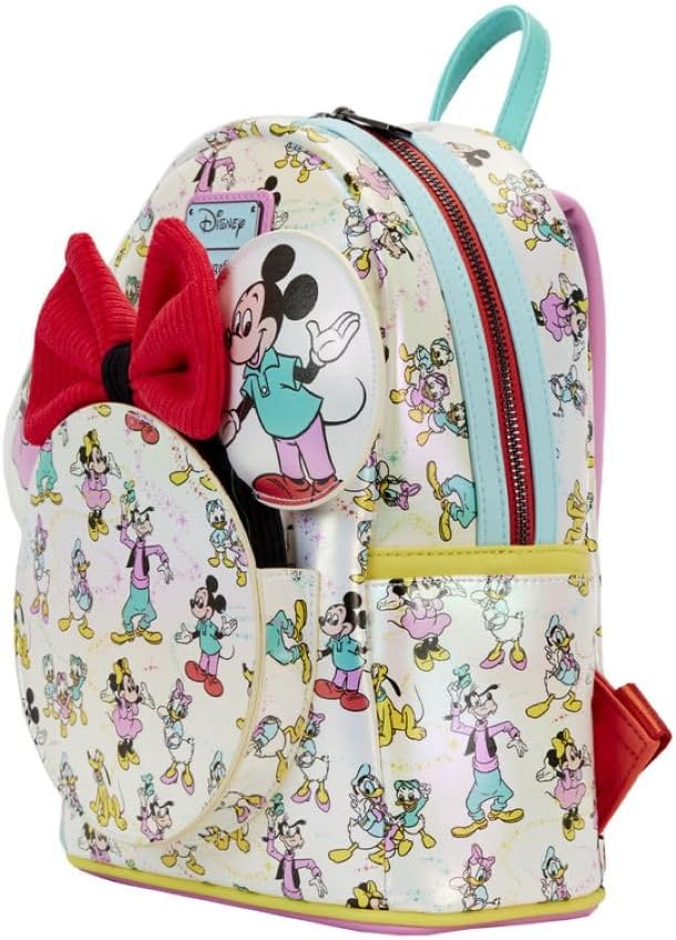 Loungefly Mickey & Friends 100th Anniversary Mini Backpack & Headband Set (WDBKS0023)