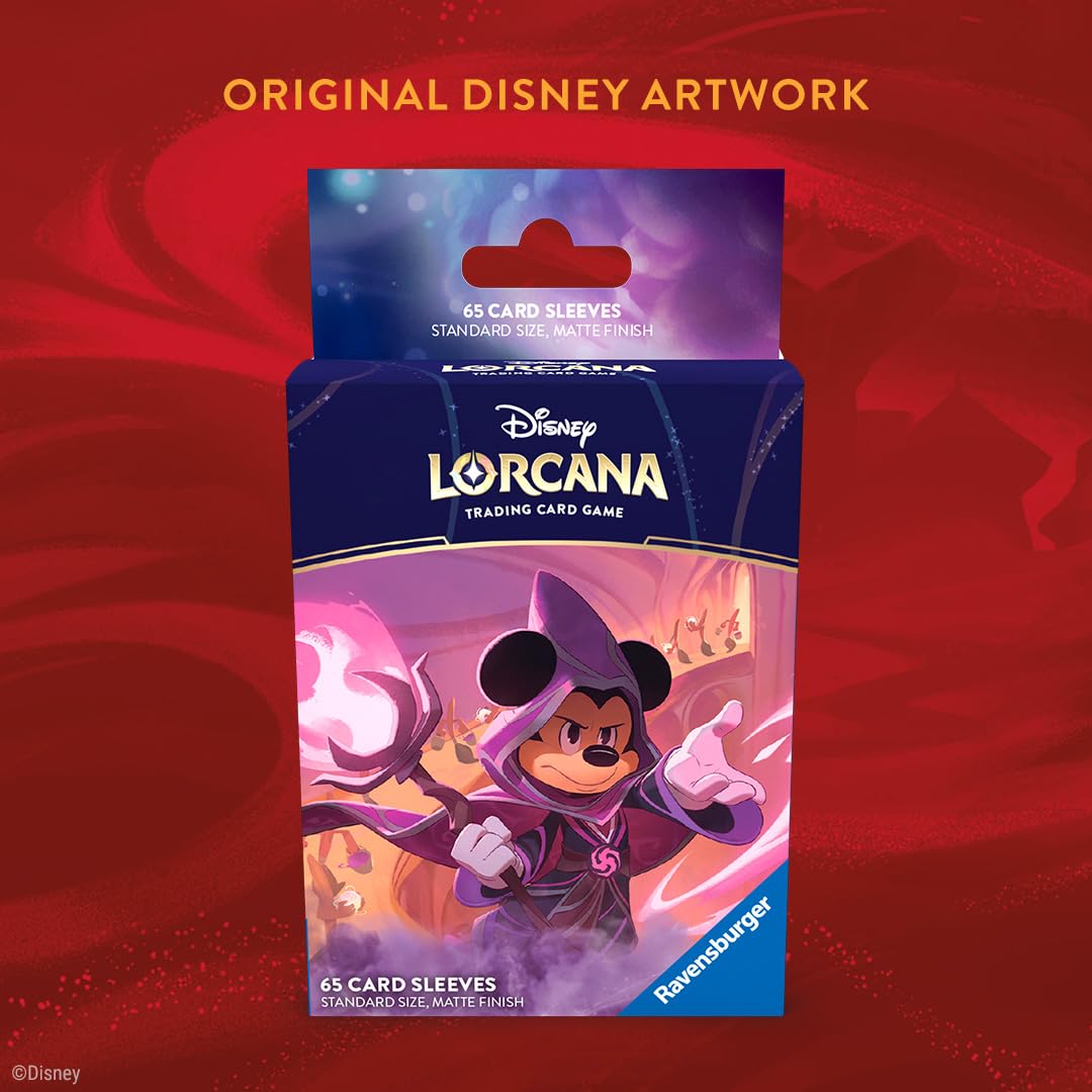 Ravensburger Disney Lorcana Trading Card Game - Mickey Mouse Card Sleeves (11098530)