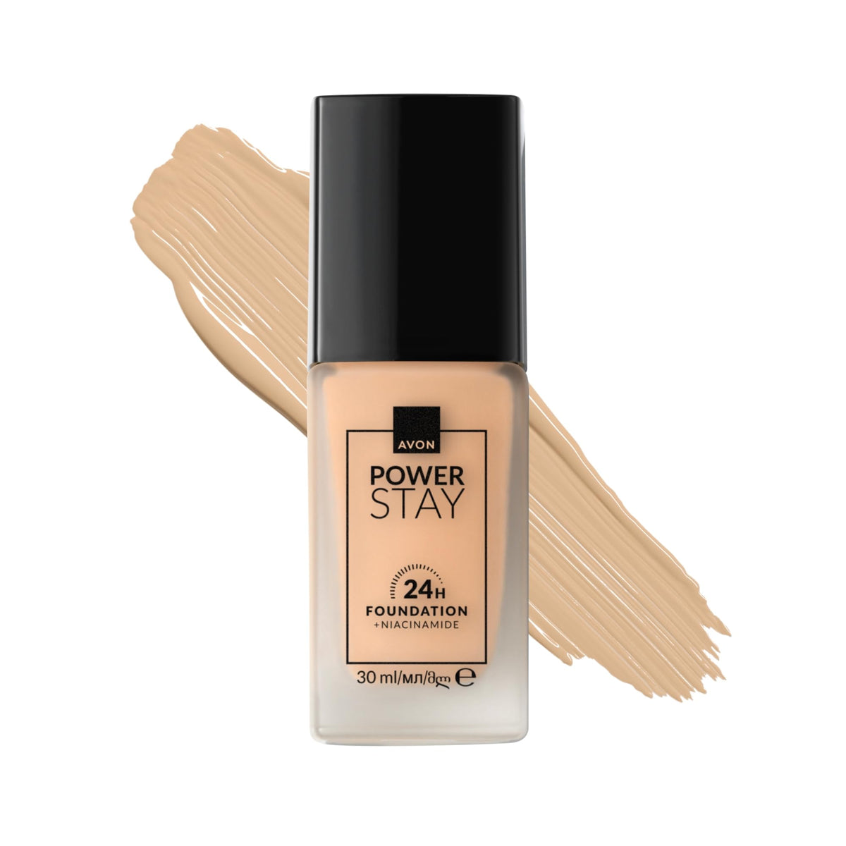 Avon Power Stay 24 Hour Longwear Foundation SPF10 - Porcelain 120N, 30 ml