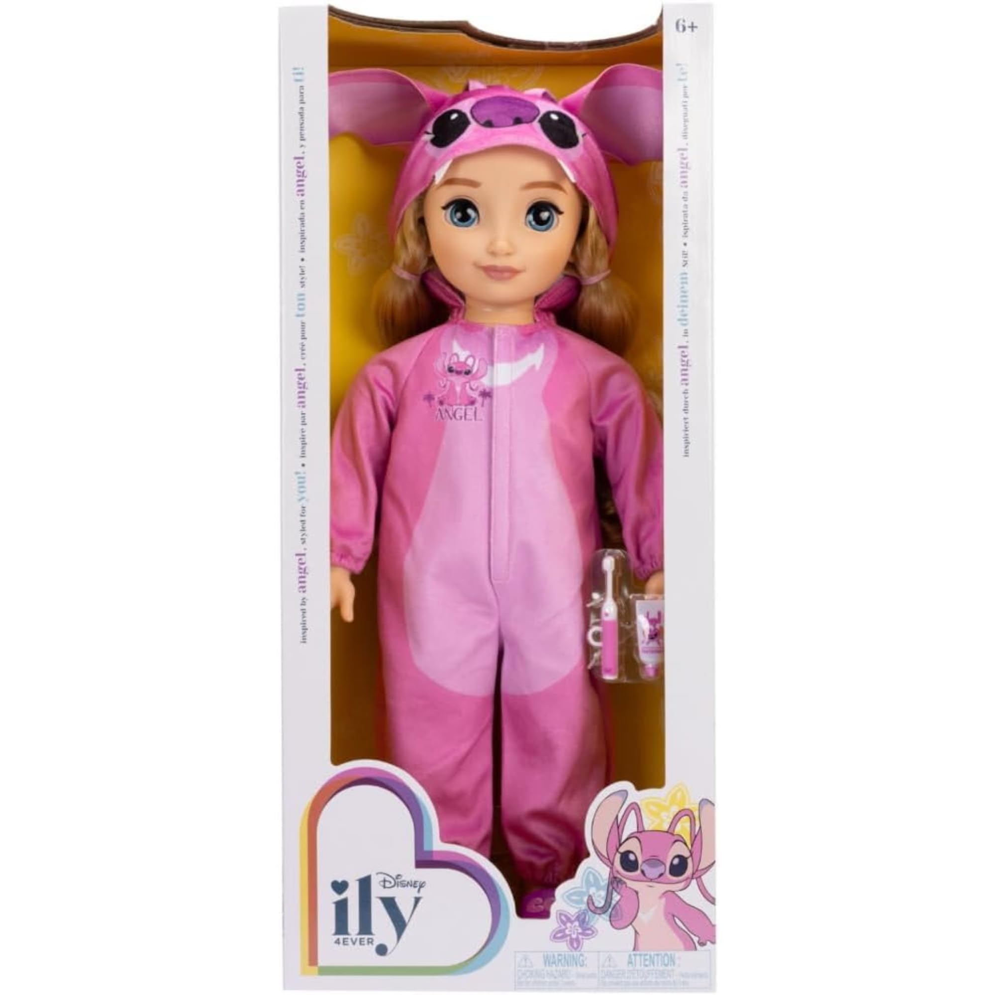 Disney iLY 4EVER Angel 18" Doll - Blonde Hair with Sleepover Outfit & Accessories 10