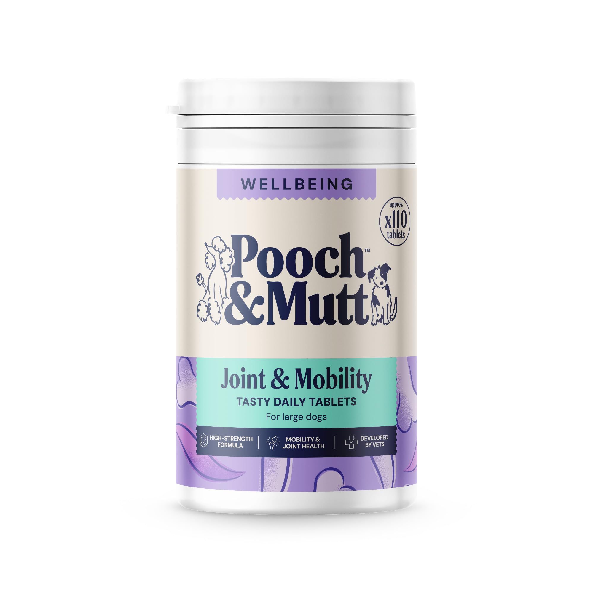 Pooch & Mutt Daily Joint Care Supplement for Large Dogs Tablets | 230g | Glucosamine & Chondroitin 1