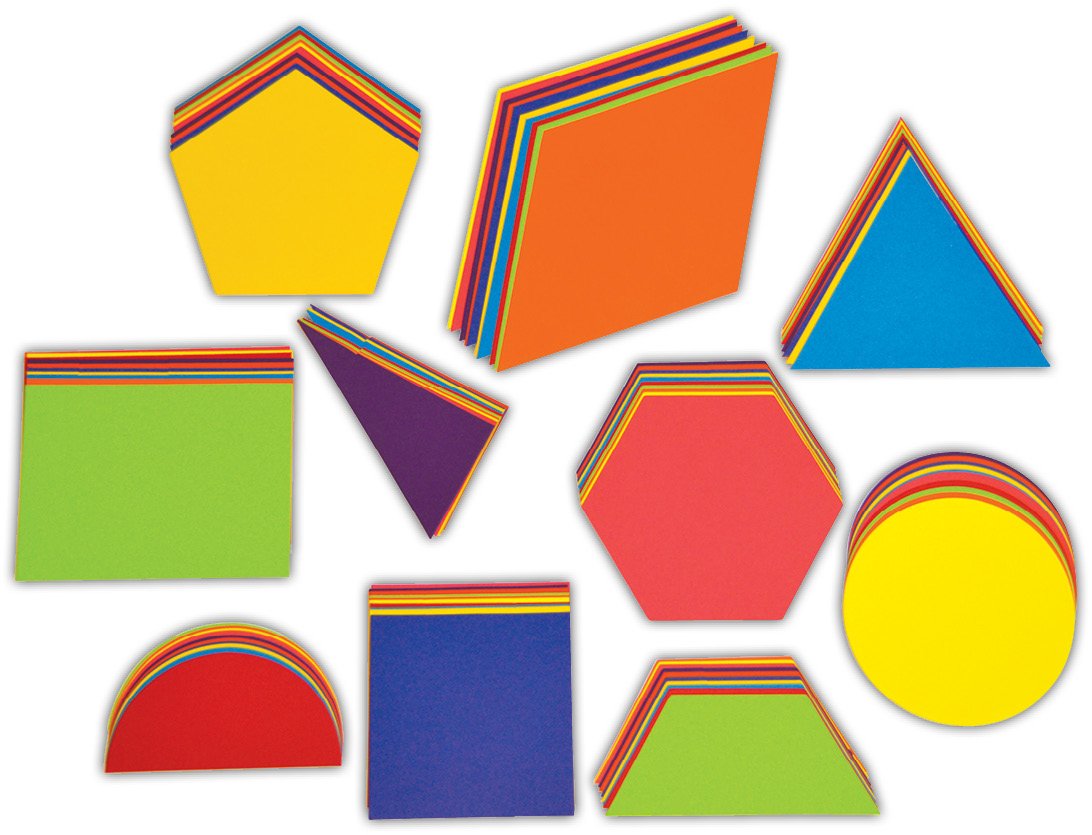 Springboard Supplies Pre-Cut Jumbo Geometric Card Shapes (100 Pack) 15 x 34cm | Cardboard 1