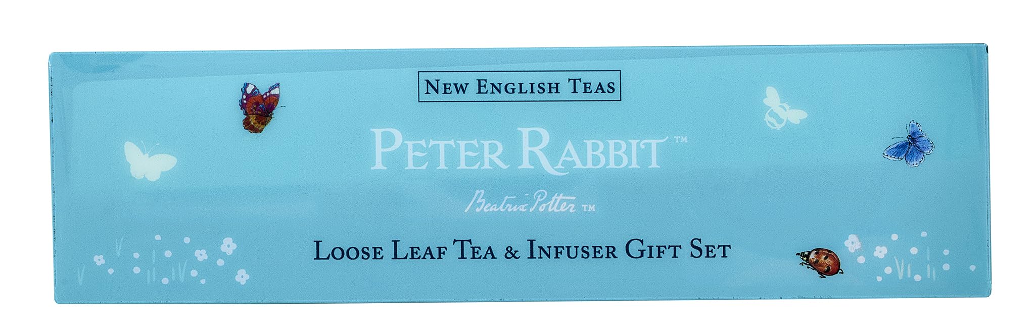 New English Teas Peter Rabbit Loose Leaf Tea & Infuser Gift Set | 3 Tins | Medium Caffeine 8